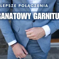 Mężczyzna w szarym garniturze, z białym kołnierzykiem koszuli. Jaka koszula do granatowego garnituru? Tutaj znajdziesz najlepsze połączenia.