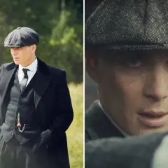 Mężczyzna w kaszkiecie i eleganckim płaszczu, idealne kaszkiet męski stylizacje.