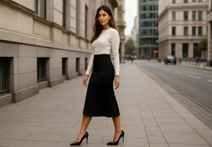 Jakie buty do spódnicy midi? Triki stylistki na idealne proporcje