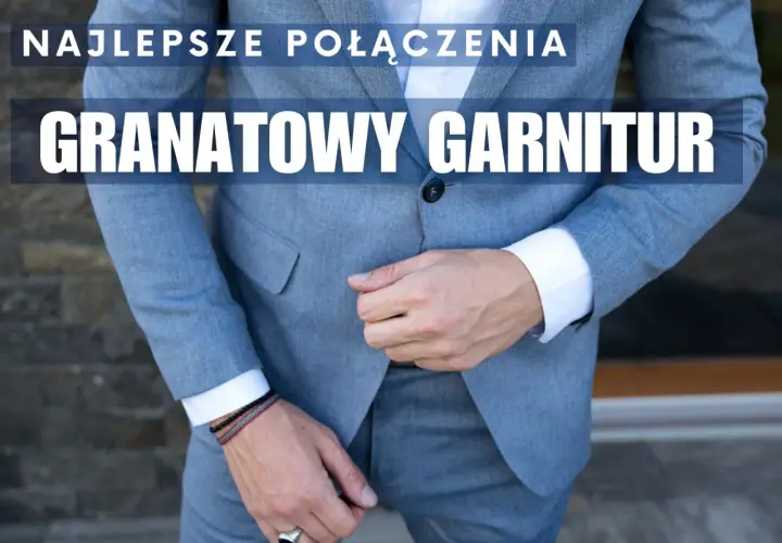 Mężczyzna w szarym garniturze, z białym kołnierzykiem koszuli. Jaka koszula do granatowego garnituru? Tutaj znajdziesz najlepsze połączenia.