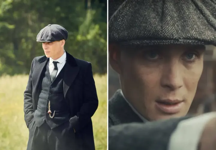 Mężczyzna w kaszkiecie i eleganckim płaszczu, idealne kaszkiet męski stylizacje.