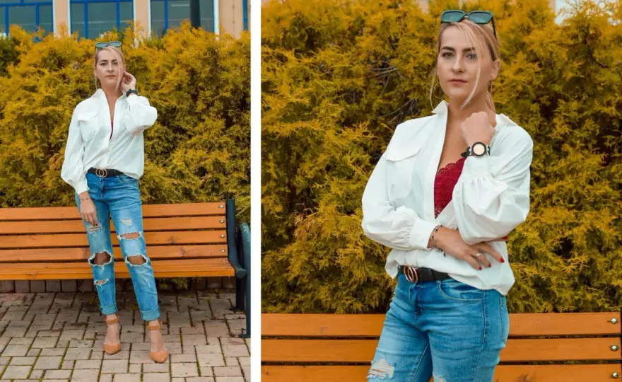 Biała koszula i jeansy - jak nosić je naprawdę stylowo?