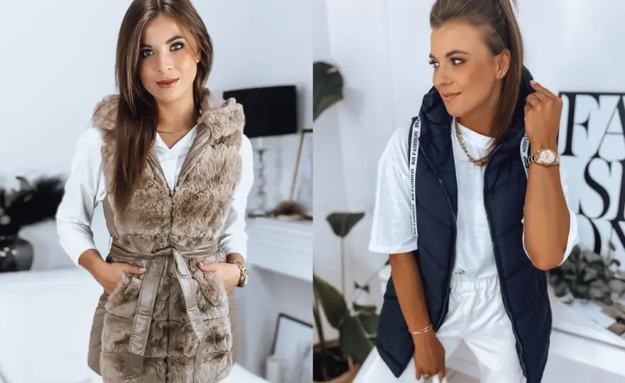 Kamizelka pikowana - stylizacje, fasony, jak nosić?