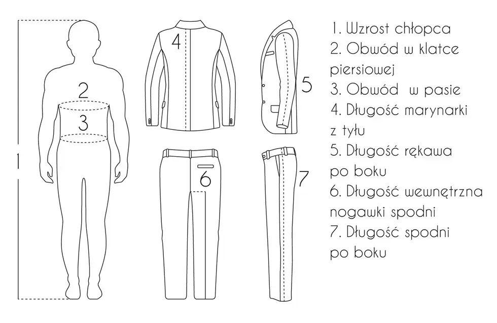 mężczyzna mierzy obwód w pasie i długość nogawki