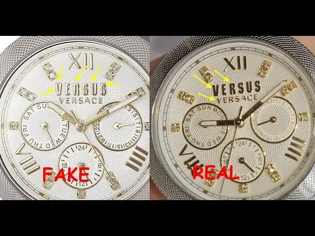 Jak rozpoznać podróbkę zegarka Versace