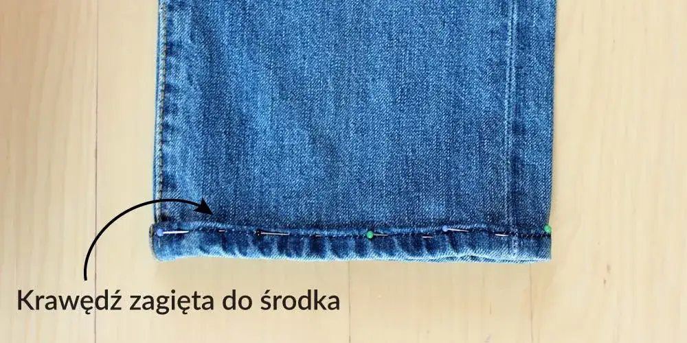 Jak skrócić jeansy z zachowaniem oryginalnego dołu